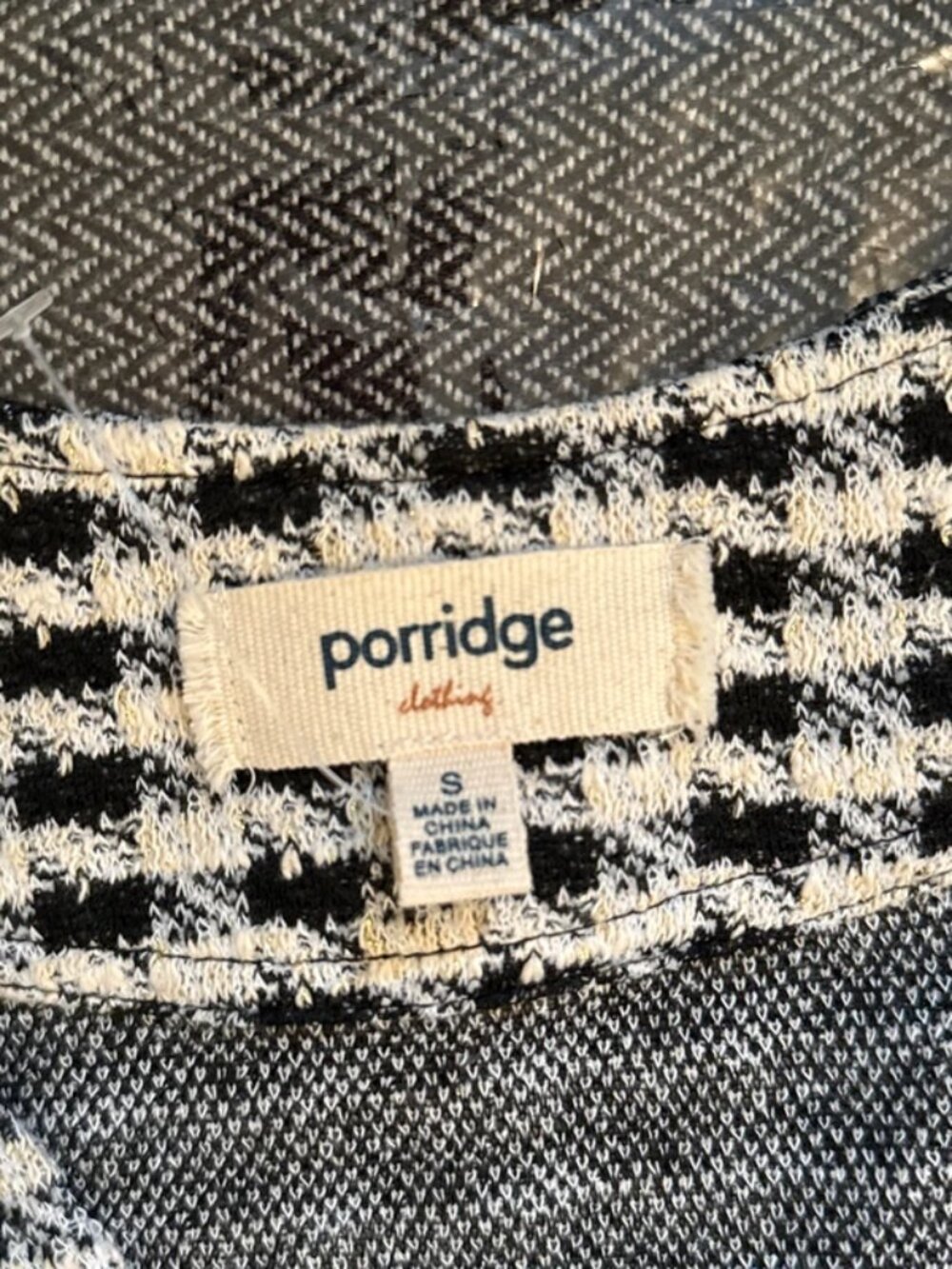 Porridge Clothing Alia Tweed Vest S - Picture 3 of 5